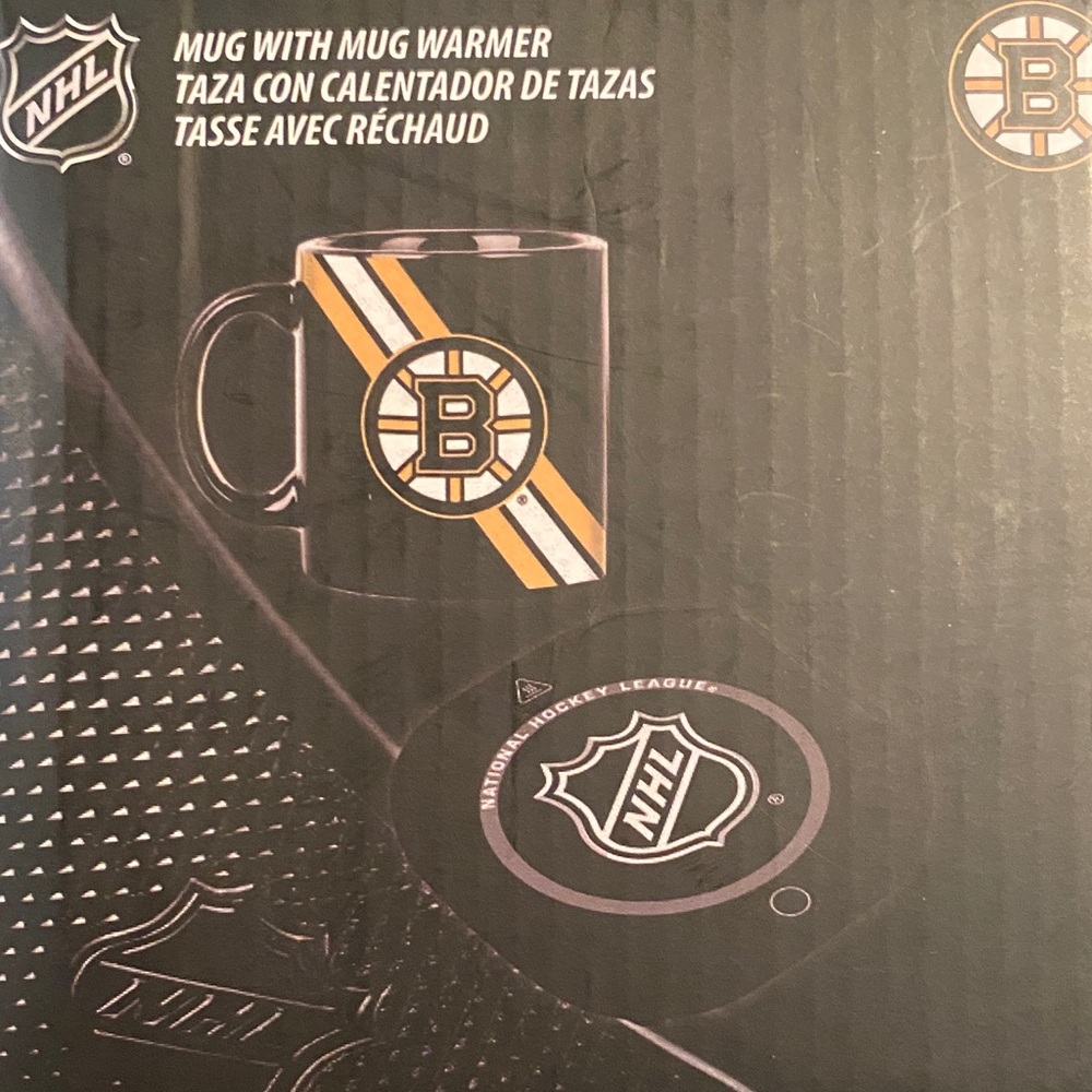 NHL Boston Bruins Mug with Warmer